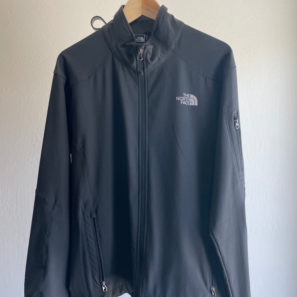 Men's North Face Apex Jacket, Charcoal Grey, Size L